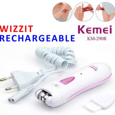 Kemei KM-290R Rechargeable Lady Epilator Shaver White