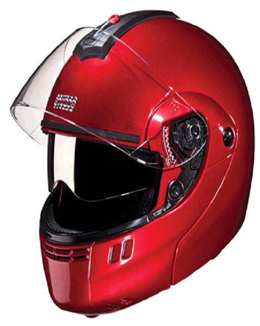 NINJA 3G DOUBLE VISOR CHERRY RED