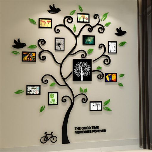 Tree Of Life (Medium) (Green) DIY 3D 2mm Acrylic Wall Art (40*40 Inches)