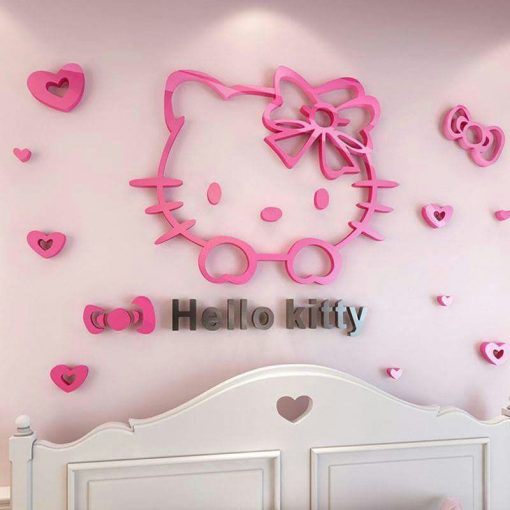 Hello Kitty Diy 3D 2Mm Acrylic Wall Art (5 X 5 Feet) - Image 2