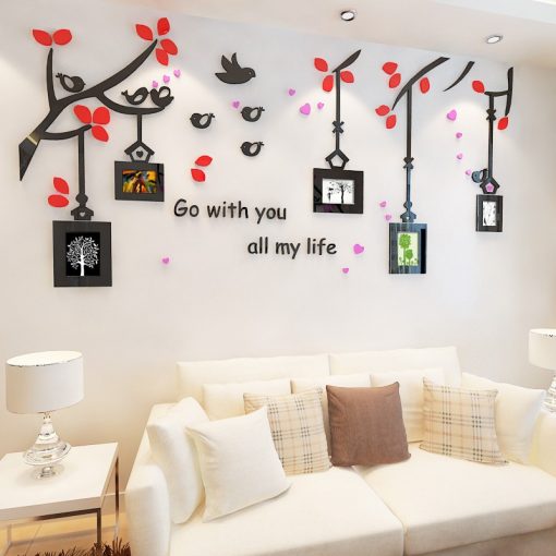 All My Life Diy 3D 2Mm Acrylic Wall Art (6 X 3 Feet)