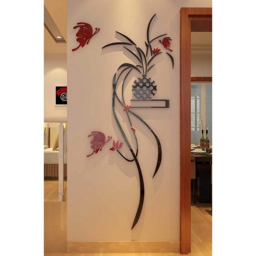Mural Vase Diy 3D 2Mm Acrylic Wall Art (6 Feet) - Image 4