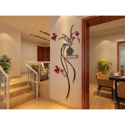 Mural Vase Diy 3D 2Mm Acrylic Wall Art (6 Feet) - Image 3