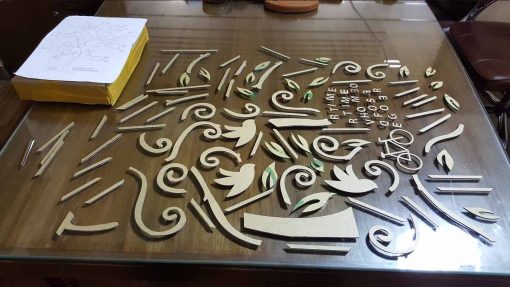 Tree Of Life (Medium) (Green) DIY 3D 2mm Acrylic Wall Art (40*40 Inches) - Image 5