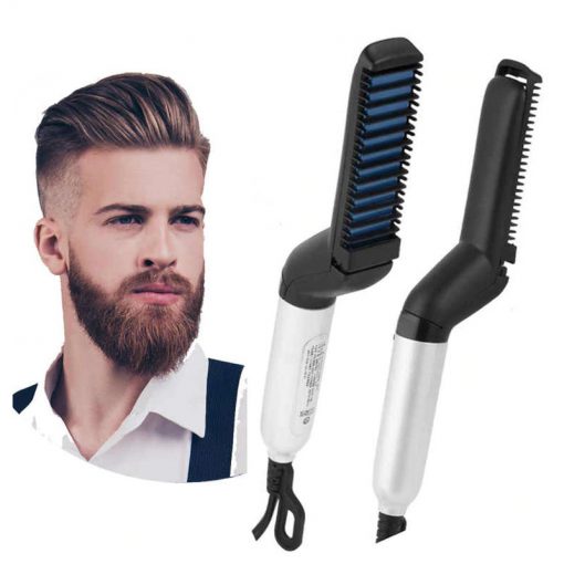Hair & Beard Straightener Modelling Comb Ceramic-Iron Beard Comb