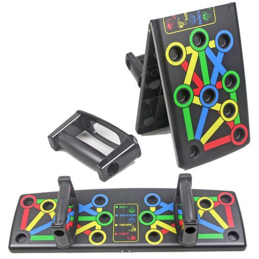Foldable Push Up Board, 9 In 1 Multifunction Push-Up Rack For Home Workouts - Image 4