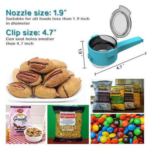 Seal Pour Food Storage Bag Clip (Pack Of 2) - Image 4