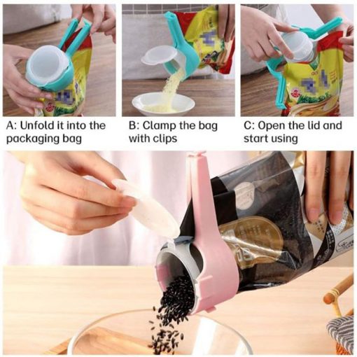 Seal Pour Food Storage Bag Clip (Pack Of 2) - Image 2